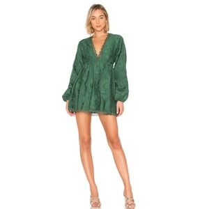 House of Harlow 1960 x REVOLVE Edwin Dress Emerald Green Size Small